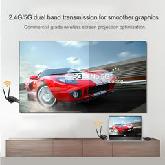 Tobo Wireless HDMI Transmitter and Receiver 100M/328FT: Portable Plug and Play 5G 1080P@60Hz HDMI Extender Kit for Streaming Video and Audio to Monitor for Laptop PC TV Box Projector TD-1451WA