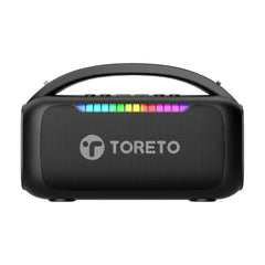 Toreto 40W Bluetooth Speaker with Deep Bass & Dual Wireless Karaoke Mic