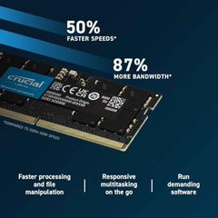 Crucial CB16GS4800 16GB (16GBx1) DDR5 4800MHz Laptop RAM