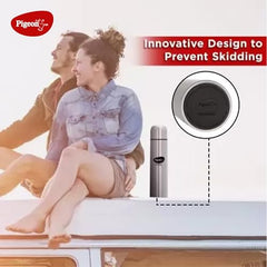Pigeon 1.5 litre Hot Kettle and Stainless Steel Water Bottle Combo used for boiling Water, Making Tea and Coffee, Instant Noodles, Soup with Auto Shut- off Feature, 1300 W