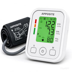Apposite Blood Pressure Monitor, Upper Arm Cuff, Lcd Display
