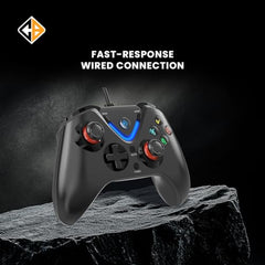Cosmic Byte ARES Wireless Controller for PC, Hall Effect Joystick & Triggers, Dual Vibration, Backit ABXY Buttons, Turbo, Auto Turbo (White)
