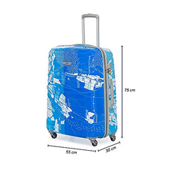 Skybags Trooper Set of 3 (S+M+L) Printed Hard Case Trolley Bags, Green