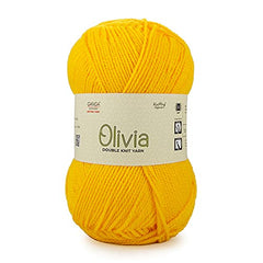 Ganga Acrowools Acrylic Olivia,Double Knit Yarn. Hand Knitting&Crochet Yarn. Oekotex Class 1 Certified. Pack of 2 Balls-100Gms Each. Shade No-Olv012, Maroon