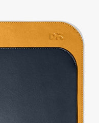 DailyObjects Large Premium Vegan Leather Desk Mat|Anti-Skid|Anti-Slip|85*45cm|Reversible Desk spread Turf Desk/Laptop Mat for Work from Home/Office/Gaming- Extended mouse pad and keyboard desk pad-Tan