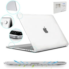 ZORBES® Laptop Cover 13.3 Inch for MacBook Air M1 A2337 A2179 A1932 Mac Book Air 13 Inch Case Compatible with Apple 2020 2019 2018 Release Waterproof Clear Plastic Hard Shell Case Cover Protector