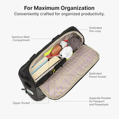 uppercase Omega 02 Pro Messenger Bag 15.6" Laptop Bag 14L Steel Blue | For Men & Women 3 Compartments Fits MacBook & Tablet Padded Scratch Proof Detachable Strap Front Zipper Pocket Trolley Sleeve