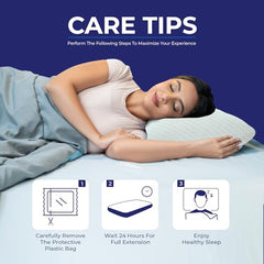 WELLGIVER Cervical Butterfly Pillow | Orthopedic Memory Foam for Neck & Shoulder Pain | Ergonomic Contour Design | Dual Height Support | Side Sleeper Pillow with Arm Rest - Pack of 1