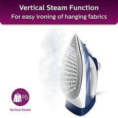 Philips Speed Pro DST3030/70 Steam iron, Green | 2400W, 40g/min Steam, 180g Steam Boost Ceramic Soleplate, Auto Shut-off, Drip Stop Technology, Large 300ml Water Tank