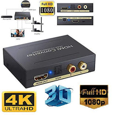 BKC 4K HDMI Audio Extractor Dual Format Sound Splitter Converter Box