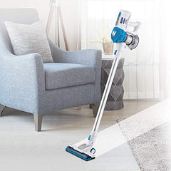 KENT Dash Vacuum Cleaner | 600W | High Suction Power >16 kPa | Cyclone5 Technology and HEPA Filter | Bagless Design | Ideal for Floor, Curtain, Carpet, Sofa & Car | Black & Blue