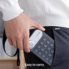 HUION Keydial Mini K20 Bluetooth 5.0 Express Key Remote Control Shortcut Keyboard with Dial 18 Customized Keys for Graphic Tablets, MAC, Laptop, Phone Surface PRO