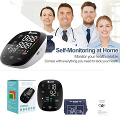 Balson BL-BP-350 Automatic Digital Blood Pressure Monitoring Machine Device for Upper Arm | Large LED Display | Dual User 2×120 Memory | Irregular Heartbeat Detection | One-Touch Operation | Adjustable Cuff 22-42cm | Home BP Machine with 1 Year Warranty