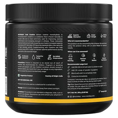 Nutrabay Pure Series Micronised Creatine Powder Monohydrate, Pre/Post Workout Bodybuilding, Crossfit Supplement, 250 g (Unflavoured)