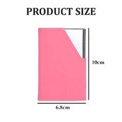 MOMISY PU Leather Professional Business Visiting Card Case Wallet Debit Credit ATM Card Holders for Men & Women (6.5 x 1.25 x 9.5 cm) (Pink)