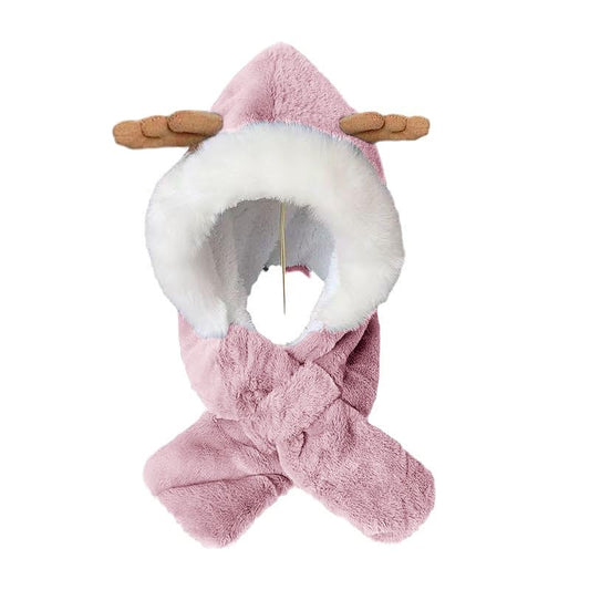 SYGA Baby Winter Beanie Hat Animal Shaped Warm Cap and Scarf (2-6 Year)