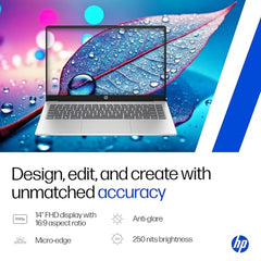 HP 15 Smartchoice, Intel Core Ultra 5 125H 12 TOPS, 24GB DDR5 (Upgradeable) 1TB SSD,Anti-Glare, FHD, 15''/39.6cm,Win11, M365*Office24, Silver, 1.65kg, FD1458TU, FHD Camera w/Shutter, Backlit AI Laptop