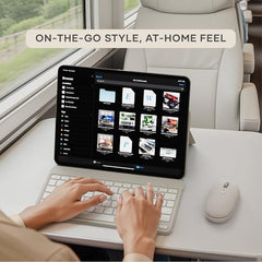 SATECHI OntheGo Bluetooth Mouse, Connect Up to 3 Devices, for Laptop, Black