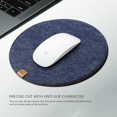 DailyObjects Orb Mouse Pad | Extended for Laptop, for PC, and Wireless Mouse | Handcrafted | Anti-Slip, Anti-Skid | Large Premium Vegan Leather Finish for Home, Office, Gaming - Tan