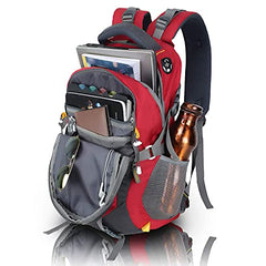 Wesley Spartan Unisex Travel Hiking Laptop Bag fits Upto 17.3 inch with Raincover and Internal Organiser Backpack Rucksack College Backpack
