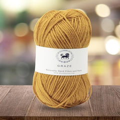 Nestnhaven Acrowools Graze Hand Knitting and Crochet Yarn. Pack of 1 Ball - 100gms. Shade no - NNHG001 (Berry Purple)
