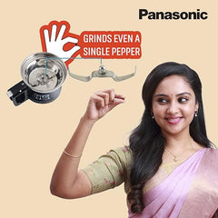 Panasonic Heavy Duty Mixer Grinder For Kitchen MX-AE387 (Lavender) Monster Series Powerful 2000W Motor | 2 Stainless Steel Multipurpose + 1 Juicer Jar | Warranty 2 Years on Product & 5 Years on Motor