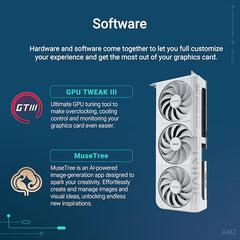 ASUS Dual GeForce RTX 5070 12GB GDDR7 OC Edition Gaming Graphics Card (NVIDIA Blackwell Architecture and DLSS 4, 2.5 Slot Design, SSF, PCIe 5.0, 3X DisplayPort 2.1b, 1x HDMI 2.1b, PRIME-RTX5070-O12G)