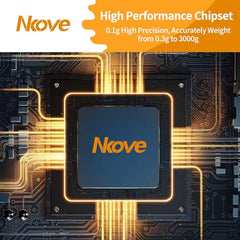 NKOVE JUNJULA Coffee Scale with Timer, 0.1g High Precision Espresso Scale 3kg,