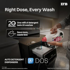 IFB 11 Kg 5 Star, Ai DOS, OXYJET, 9 Swirl Wash, Steam Refresh, Eco Inverter, WiFi, DeepClean® Fully Automatic Front Load Washing Machine(EXECUTIVE PLUS OXN 1114, 2X Power Steam®,Inbuilt Heater,Silver)