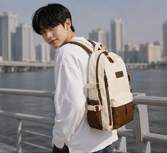 ARISEN BAG Unisex Korean Style Laptop Backpack Stylish Casual Backpack for Men And Women School,College and Travel 40 L Backpack (Brown)