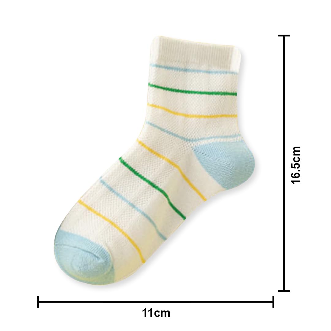 SYGA 5 Pairs Baby Girl & Baby Boy Socks, Toddlers Infant Cotton Warm Stretch Crew Socks with Multicar Design, Suitable for 9 Months to 2 Years baby