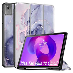 ProElite Cover for Lenovo Idea Tab Plus 12.1 inch 2025 case Cover, Soft Flexible Flip Case Cover for Lenovo Idea Tab Plus 12.1 inch 2025 [Recoil Series] - Black