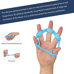 SYGA Set of 2 Silicone Finger Stretcher Hand Resistance Bands?Hand Extensor Exerciser?Finger Trainer Gripper Set for Relieve Joint Pain, Injury Rehabilitation, Relax