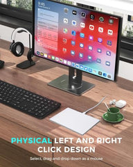 JOMAA Wired touchpad Supports Multi Gesture Control, Touch Mouse, and Second Hole pad, Suitable for Windows and Mac (Silver)