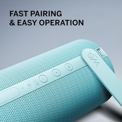 We. by Loewe Hear 2 Portable Bluetooth Speaker, 60W Music Power, Deep Bass Subwoofer, 17 Hr Long Battery Life, IPX4 Water Resistant, USB-C Wireless Speaker for Home & Outdoor, Storm Grey