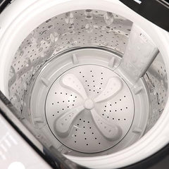 Midea 9kg 5-Star Top Load | Fully Auto | Soft Close Glass Lid | Hydrowave Stainless Tub | 10 Wash Programs | Auto Drum Clean | Magic Filter | Child Lock | Delay Wash | Inox Grey | MWMTL090FP1GNIG