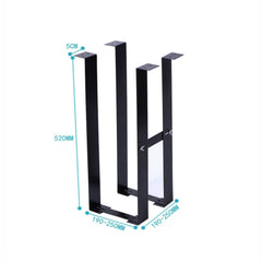 SYGA CPU Holder Under Desk Mount Width Adjustable Wall PC Mount Heavy Duty Computer Bracket Shelf (CPUHolder-White)