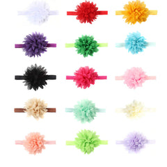 Momisy Headbands Flowers Soft Hairbands for Baby Girls Infants Toddlers- Multicolor-Set of 6