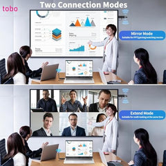 Tobo Wireless HDMI Transmitter and Receiver 100M/328FT: Portable Plug and Play 5G 1080P@60Hz HDMI Extender Kit for Streaming Video and Audio to Monitor for Laptop PC TV Box Projector TD-1451WA
