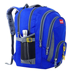 ROZEN 46 cms School Bag Class 5-12 Large 4 partition Laptop Collage Office Travel Backpack Unisex (GREY)