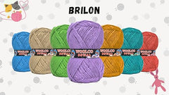Woolco Oswal Brilon Acrylic Hand Knitting Yarn Balls Pack of 4 (50g Each) -Soft Wool Yarn for Knitting, Craft, DIY Projects, Sweaters, Scarves, Multicolor Wool Thread for Home Use (Off White)