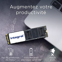 Integral 128GB M.2 SATA III 2280 Internal SSD, up to 480MB/s Read 400MB/s Write