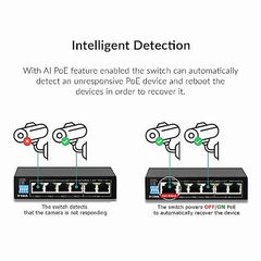 D-LINK DES-F1010P-E PoE Switch