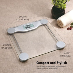 BMI Smart Digital Weighing Scale for Body Weight, Rechargeable Bathroom Scale With Body Fat Measurement - Gripit Advanced Smart Scale (Grayish Green)