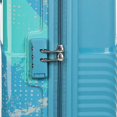 Kamiliant by American Tourister ATHER | Printed Trolley Bag Set of 3 (55+68+79 cms) for Travel|Hard Case Polypropylene (PP) Suitcase|360° 8-Wheel Spinner Luggage Trolley|Combination Lock | Black