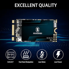M.2 2230 SSD 1TB NVMe SHARKSPEED PCIe Gen4.0X4 Internal Solid State Drive 30mm, Gaming SSD Compatible with Steam Deck, Microsoft Surface pro7+/proX/laptop3/laptop4/laptop Go Ultrabook