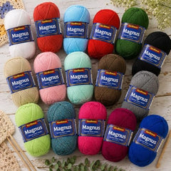 Vardhman Magnus 100% Acrylic Bulky Chunky Yarn 4 Ply | Pack-1