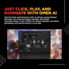 HP Omen Smartchoice, Intel Core Ultra 7 255H, 8GB RTX 5060, 24GB DDR5(Upgradeable) 1TB SSD, 2K, 165Hz, 3ms, IPS, 16''/40.6cm, Win11, M365*Office24, Shadow Black, 2.43kg, am0238tx, RGB Gaming Laptop