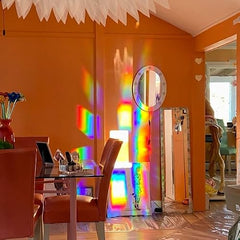 Rob's Super Happy Fun Store Diffraction Grating Sheet - 13,500 Lines/inch - Great Prism/Sun Catcher Material (6 in x 5 ft (15 cm x 152 cm))