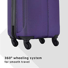 Safari Cabin Thorium Neo 8 Wheels Set of 2 (+ Medium) Trolley Bags, Hard Case Polycarbonate, 360º Spinner Wheeling Luggage for Men & Women, Travel Bag Suitcase, Dusk Green